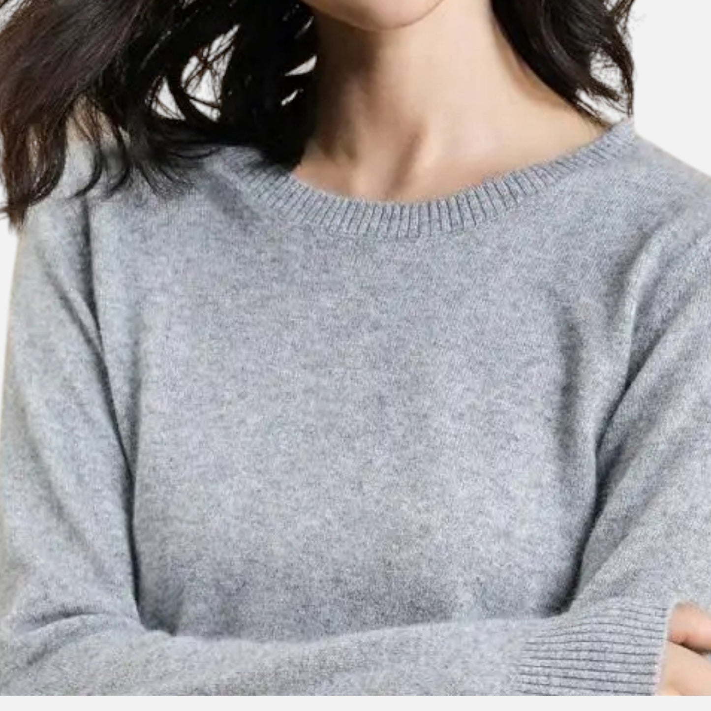 Premium Women's Merino Wool Sweater – Essential Timeless O-Neck for Smart Casual Style and Comfort | Premium Comfort Home & Lifestyle Product UK