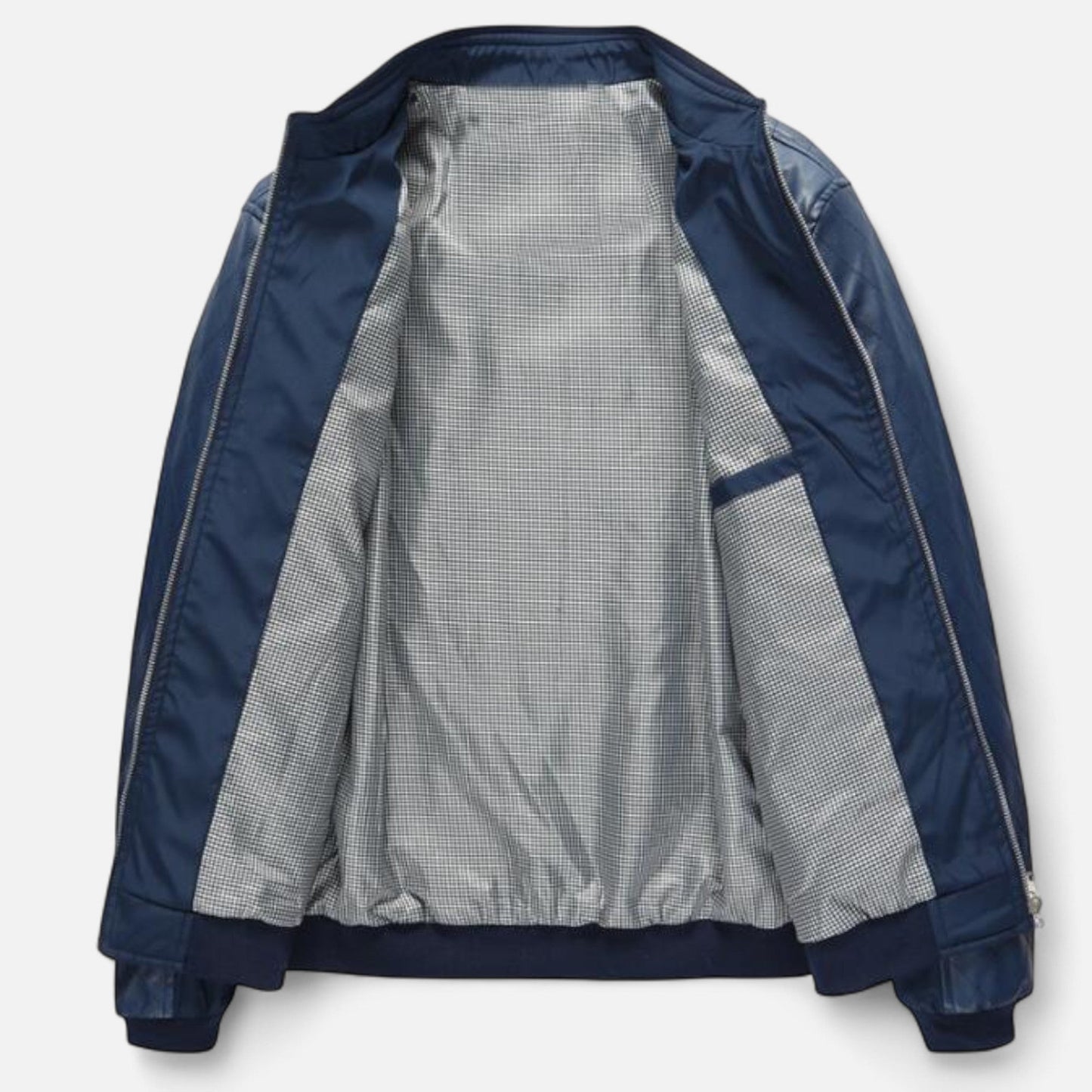 Premium Men's Leather Bomber Jacket – Smart Stand Collar for Stylish and Professional Look | Premium Comfort Home & Lifestyle Product UK