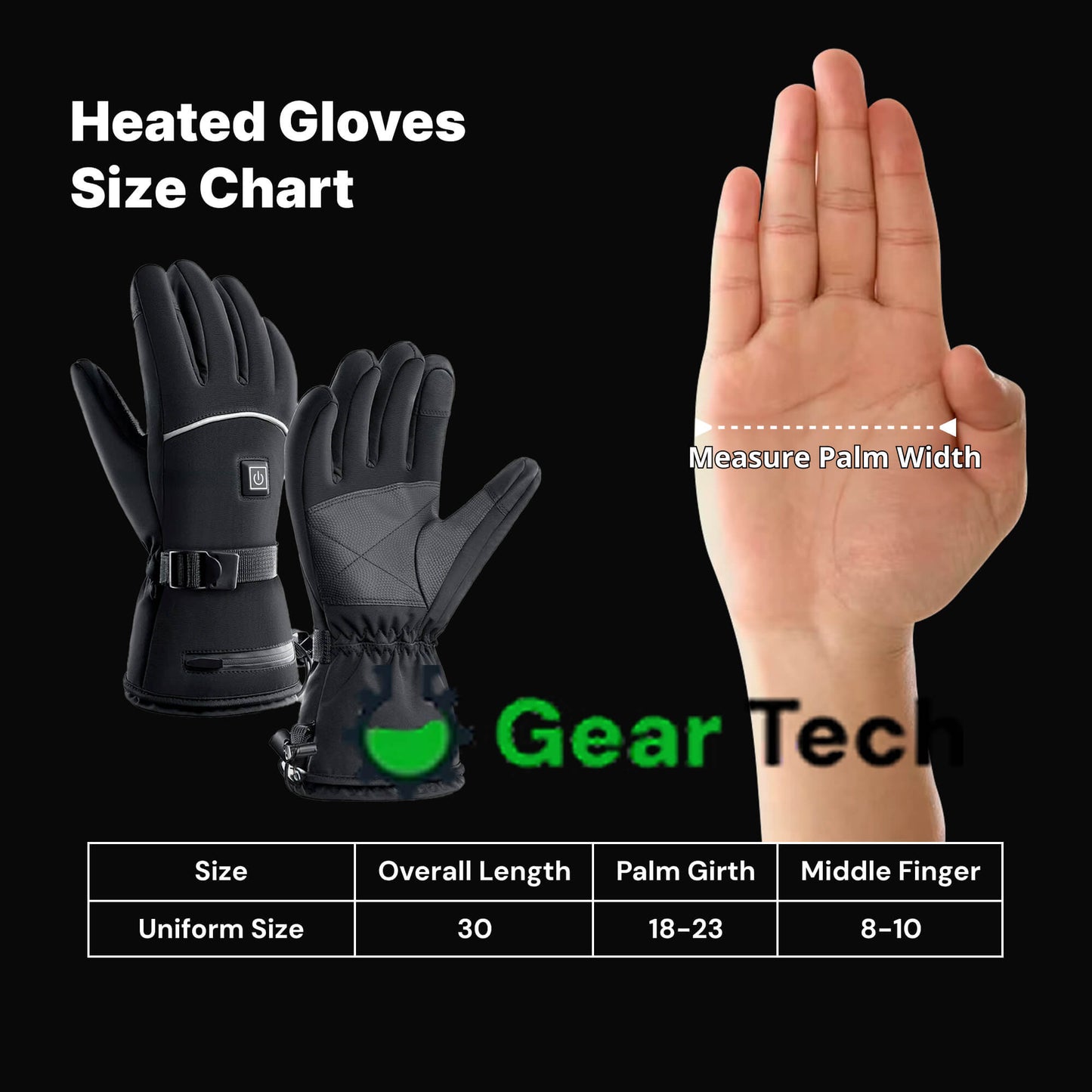 Heated Gloves for Raynaud's & Arthritis – Rechargeable Waterproof Thermal Gloves with 3 Heat Levels for Pain Relief UK