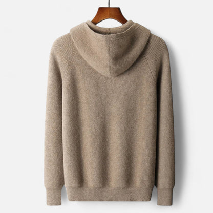 Premium Men's Zipped Hoodie – Smart Heritage Merino Knitwear for Ultimate Comfort and Style | Premium Comfort Home & Lifestyle Product UK