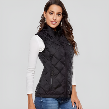 Heated Vest for Women with Dual Control & 9 Heating Zones – Warmth & Comfort for All Seasons, Perfect for Outdoor Activities