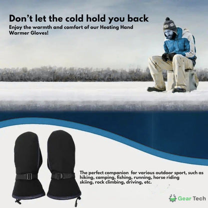 Electric Heated Gloves | USB Rechargeable Hand Warmers | Waterproof, Dual-Sided Heating for Skiing, Hiking, and Daily Use