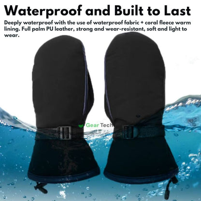 Electric Heated Gloves | USB Rechargeable Hand Warmers | Waterproof, Dual-Sided Heating for Skiing, Hiking, and Daily Use