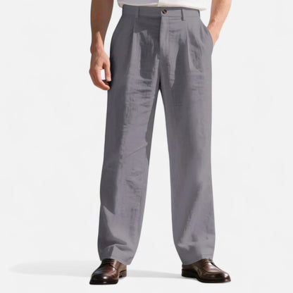 Premium Men's Linen Trousers – Smart Straight-Leg Business Pants for Professional Style and Comfort | Premium Comfort Home & Lifestyle Product UK