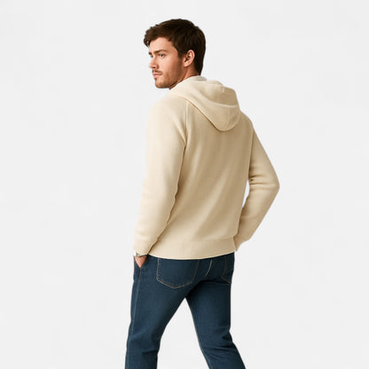 Premium Men's Zipped Hoodie – Smart Heritage Merino Knitwear for Ultimate Comfort and Style | Premium Comfort Home & Lifestyle Product UK