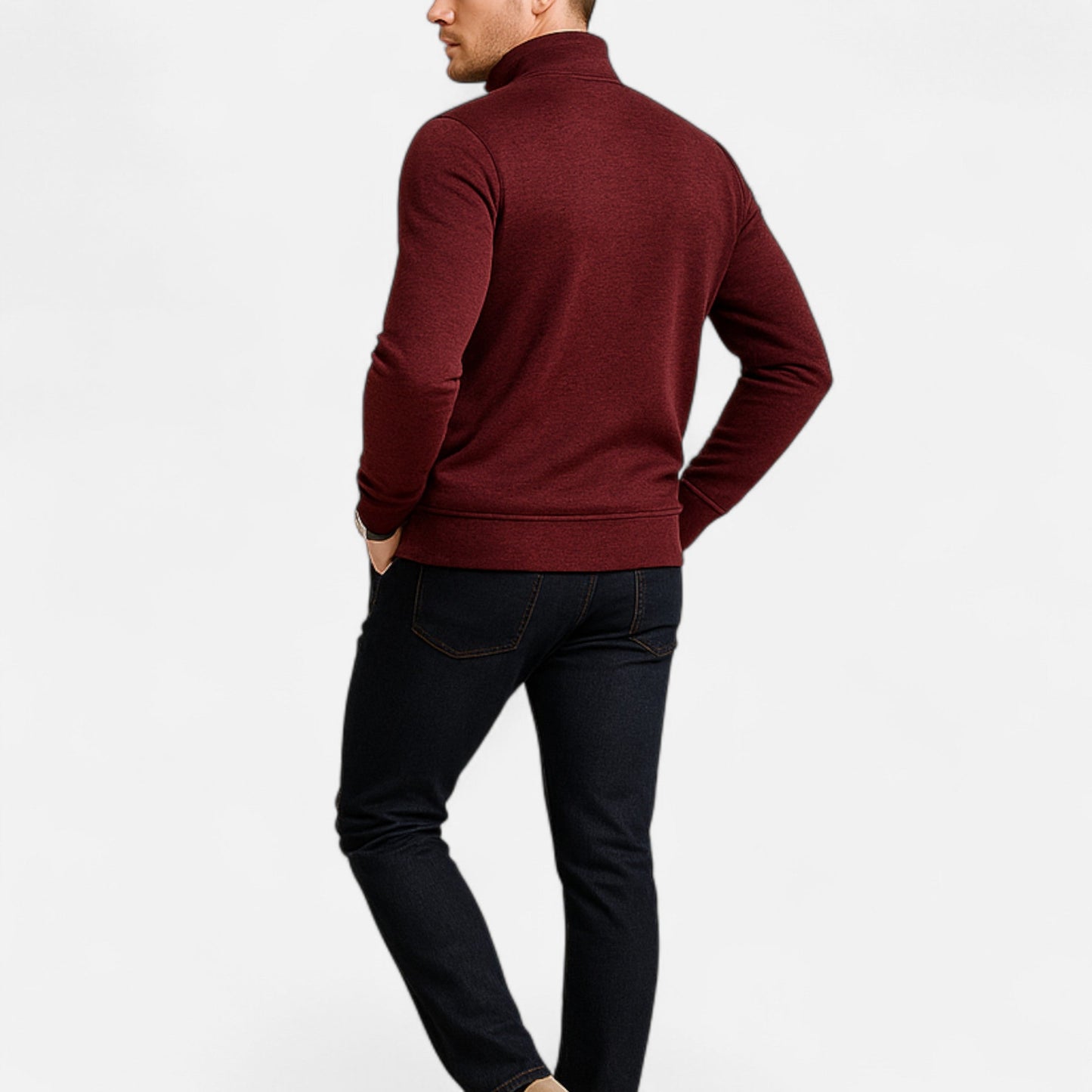 Premium Men's Zip Jacket – Smart Knit Autumn Elegance for Stylish Casual Wear and Professional Outfits | Premium Comfort Home & Lifestyle Product UK