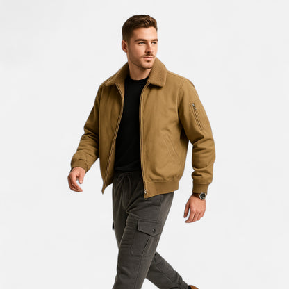 Premium Men's Smart Casual Jacket – Essential Cotton & Lambswool Blend for Stylish Comfort | Premium Comfort Home & Lifestyle Product UK