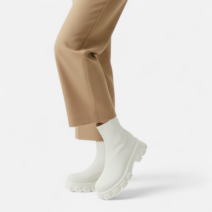 Premium Women's Slip-On Boots – Smart Heritage Round Toe Style for Comfort and Versatility | Premium Comfort Home & Lifestyle Product UK