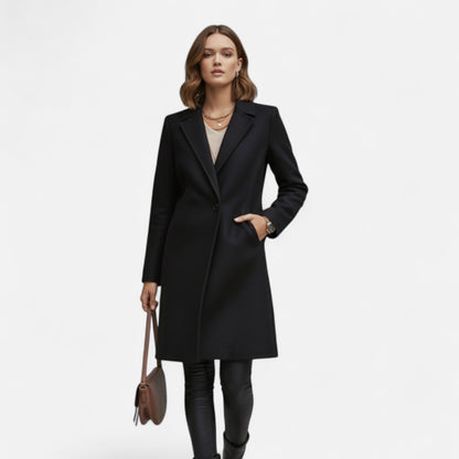 Premium Women's Winter Overcoat – Smart Lapel Collar Elegance for Professional Style and Warmth | Premium Comfort Home & Lifestyle Product UK