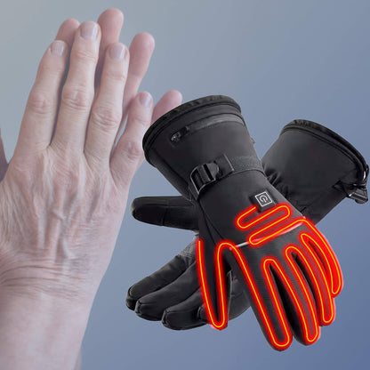 Heated Gloves for Raynaud's & Arthritis – Rechargeable Waterproof Thermal Gloves with 3 Heat Levels for Pain Relief UK