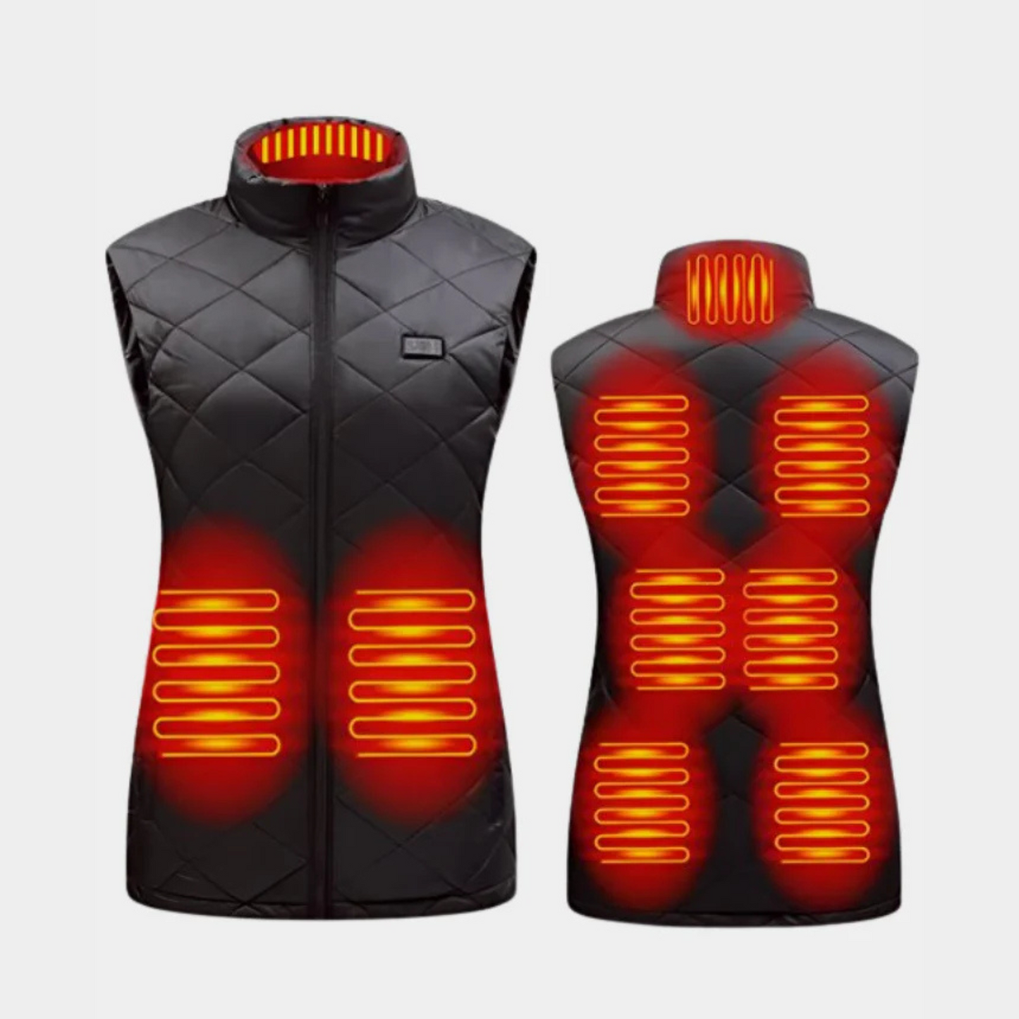 Heated Vest for Women with Dual Control & 9 Heating Zones – Warmth & Comfort for All Seasons, Perfect for Outdoor Activities