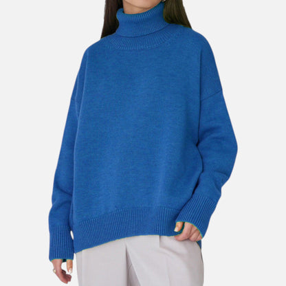 Premium Women's Oversized Turtleneck Sweater - Cozy, Stylish, and Essential for Winter Fashion and Comfort | Premium Comfort Home & Lifestyle Product UK