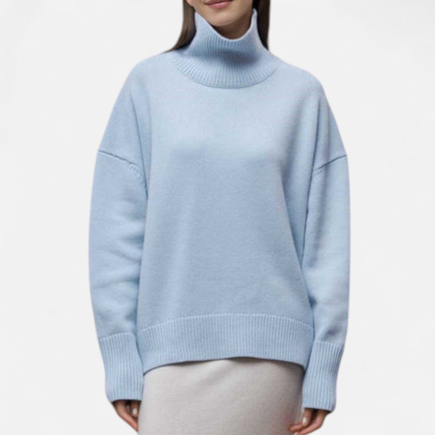 Premium Women's Oversized Turtleneck Sweater - Cozy, Stylish, and Essential for Winter Fashion and Comfort | Premium Comfort Home & Lifestyle Product UK