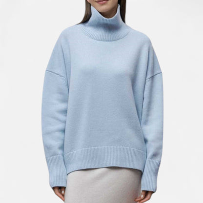 Premium Women's Oversized Turtleneck Sweater - Cozy, Stylish, and Essential for Winter Fashion and Comfort | Premium Comfort Home & Lifestyle Product UK