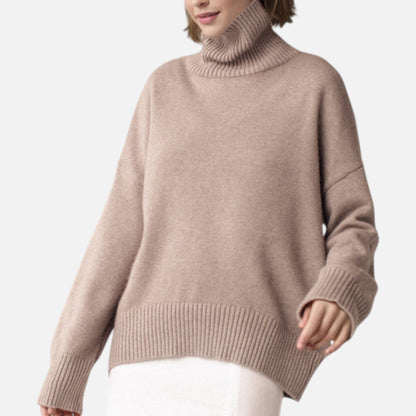 Premium Women's Oversized Turtleneck Sweater - Cozy, Stylish, and Essential for Winter Fashion and Comfort | Premium Comfort Home & Lifestyle Product UK