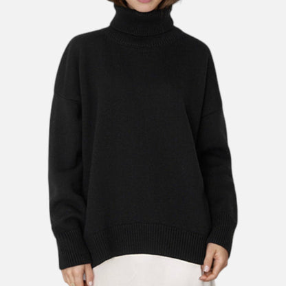 Premium Women's Oversized Turtleneck Sweater - Cozy, Stylish, and Essential for Winter Fashion and Comfort | Premium Comfort Home & Lifestyle Product UK