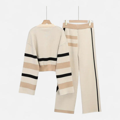 Premium Women's Plaid Sweater Set – Smart Heritage Lounge Wear for Stylish Comfort and Elegance | Premium Comfort Home & Lifestyle Product UK