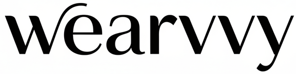 Generate black logo with The name of wearvvy should be for fashion