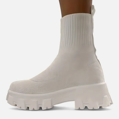 Premium Women's Slip-On Boots – Smart Heritage Round Toe Style for Comfort and Versatility | Premium Comfort Home & Lifestyle Product UK