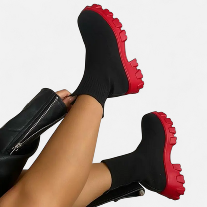 Premium Women's Slip-On Boots – Smart Heritage Round Toe Style for Comfort and Versatility | Premium Comfort Home & Lifestyle Product UK