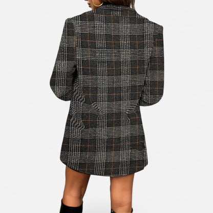 Women’s Premium Houndstooth Classic Coat – Timeless Smart Style for Professional and Casual Wear | Premium Comfort Home & Lifestyle Product UK