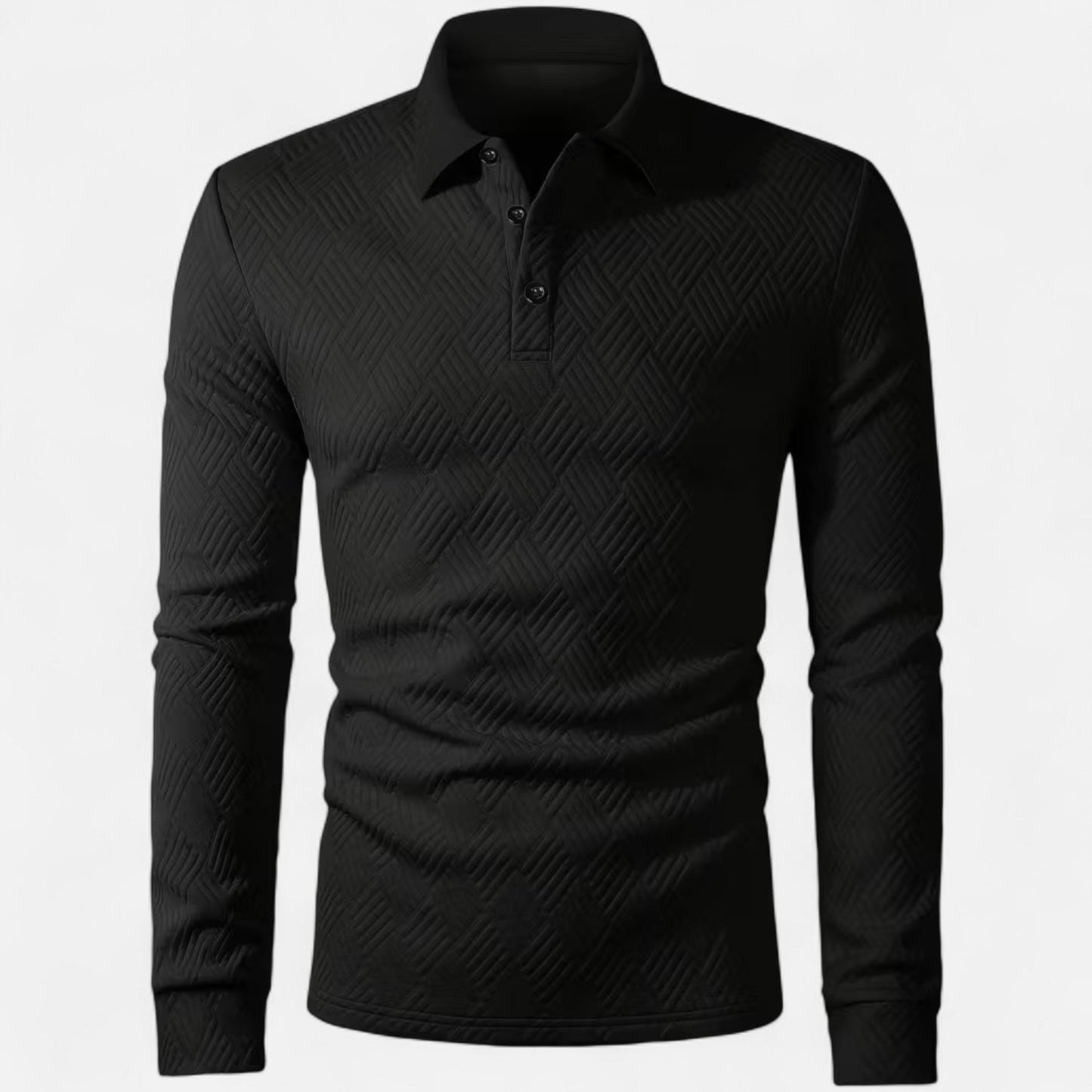 Premium Men's Long Sleeve Polo Shirt - Smart Casual Wear for Work, Golf, or Everyday Style - Essential Wardrobe Staple | Premium Comfort Home & Lifestyle Product UK