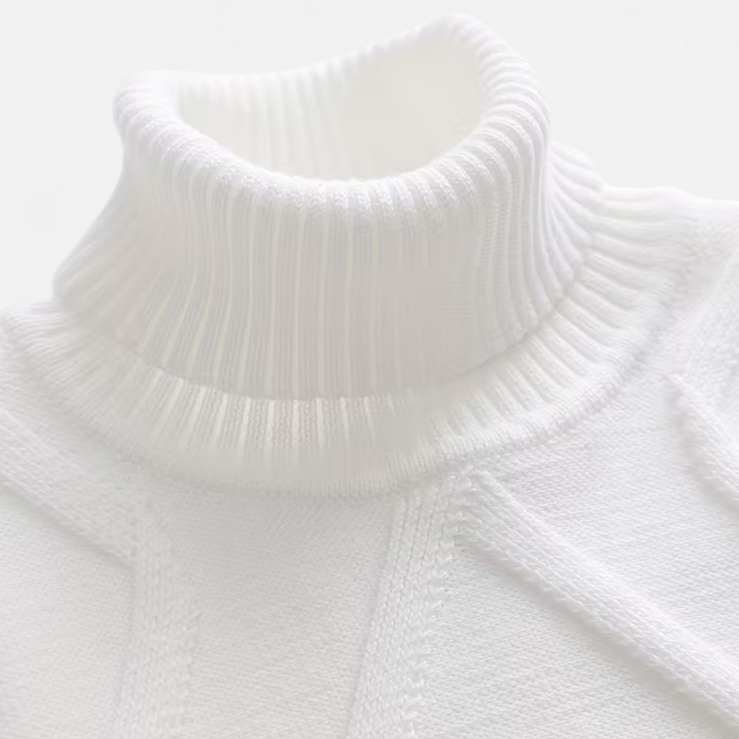 Premium Men's Rib-Knit Turtleneck Sweater - Smart Casual Knitwear for Stylish Winter Outfits - Essential Wardrobe Staple | Premium Comfort Home & Lifestyle Product UK