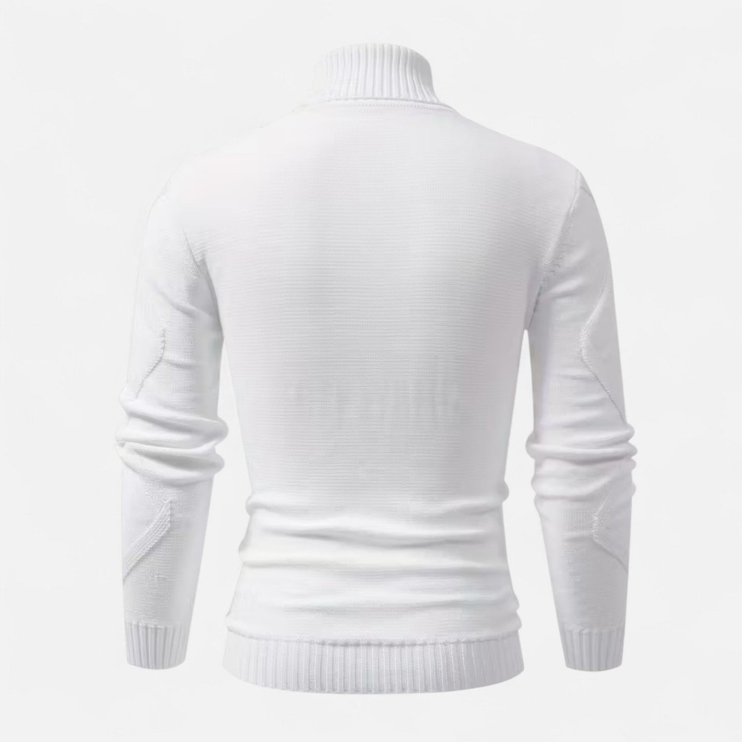 Premium Men's Rib-Knit Turtleneck Sweater - Smart Casual Knitwear for Stylish Winter Outfits - Essential Wardrobe Staple | Premium Comfort Home & Lifestyle Product UK