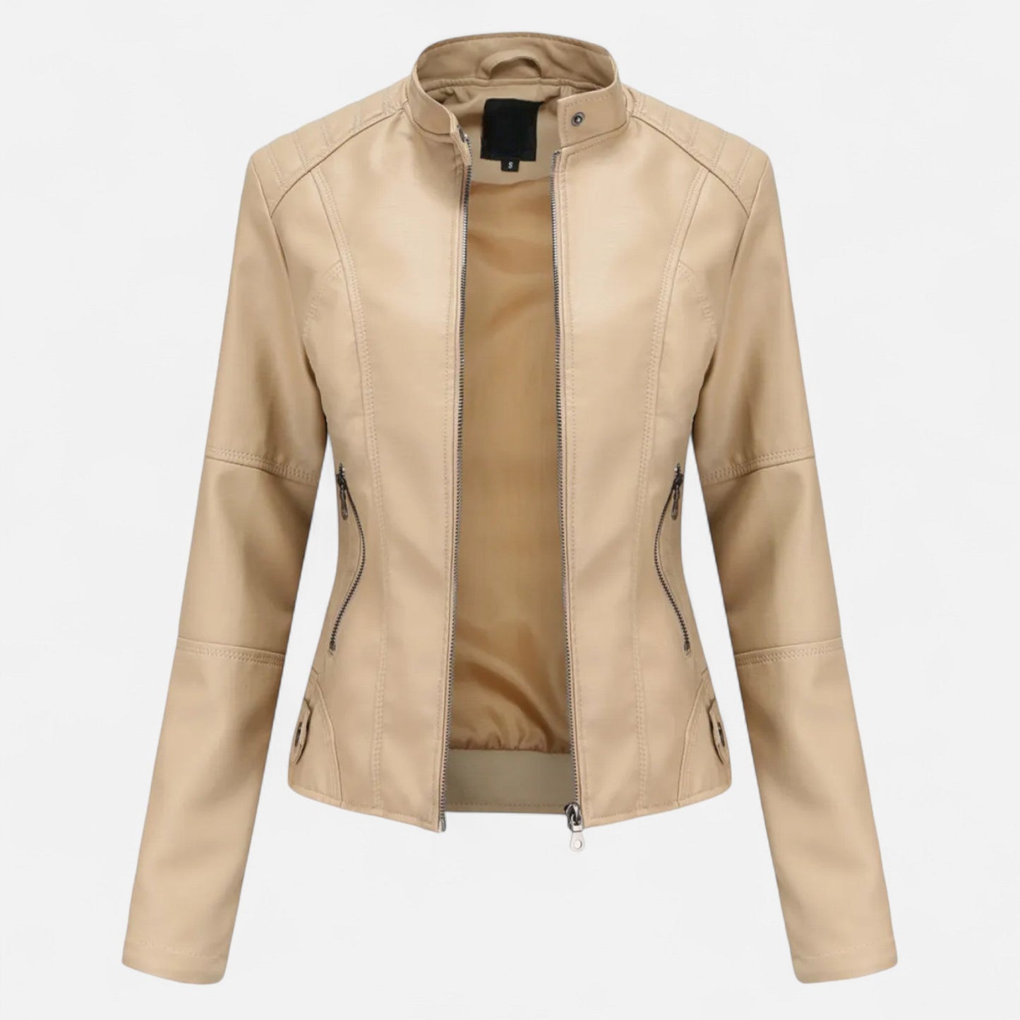 Premium Women's Leather Jacket – Smart Heritage Chic Style for Essential Wardrobe Upgrade | Premium Comfort Home & Lifestyle Product UK