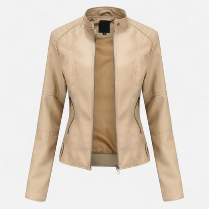 Premium Women's Leather Jacket – Smart Heritage Chic Style for Essential Wardrobe Upgrade | Premium Comfort Home & Lifestyle Product UK
