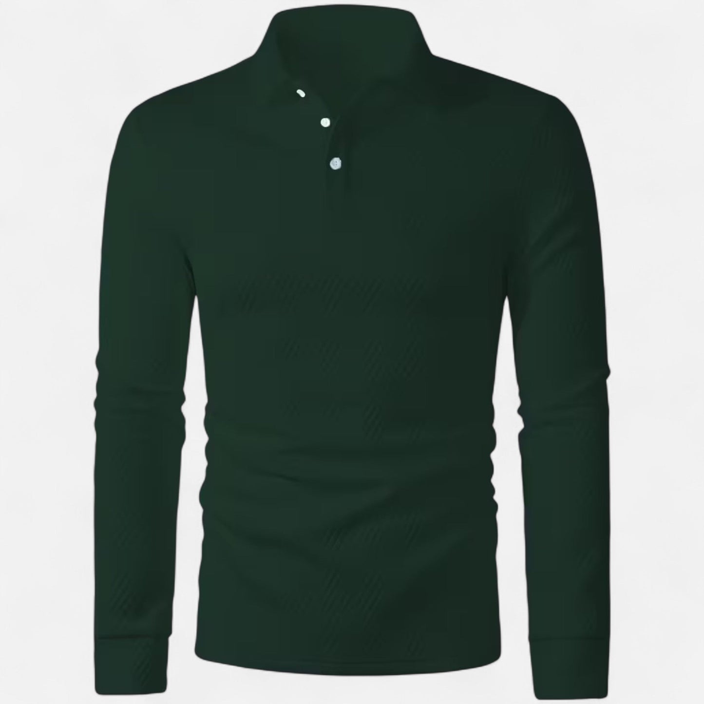 Premium Men's Long Sleeve Polo Shirt - Smart Casual Wear for Work, Golf, or Everyday Style - Essential Wardrobe Staple | Premium Comfort Home & Lifestyle Product UK