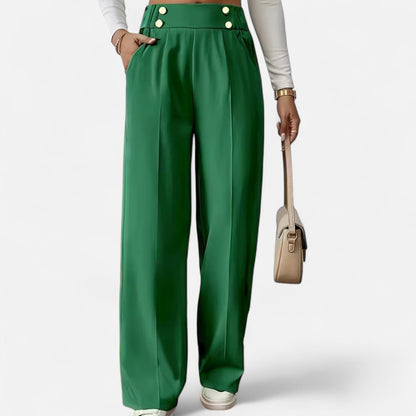Premium French-Inspired Straight-Leg Office Pants | Smart & Professional Work Trousers for Women | Essential Business Attire | Premium Comfort Home & Lifestyle Product UK