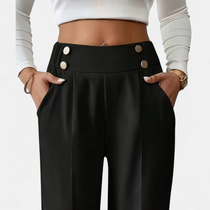 Premium French-Inspired Straight-Leg Office Pants | Smart & Professional Work Trousers for Women | Essential Business Attire | Premium Comfort Home & Lifestyle Product UK