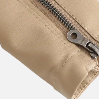 Premium Women's Leather Jacket – Smart Heritage Chic Style for Essential Wardrobe Upgrade | Premium Comfort Home & Lifestyle Product UK