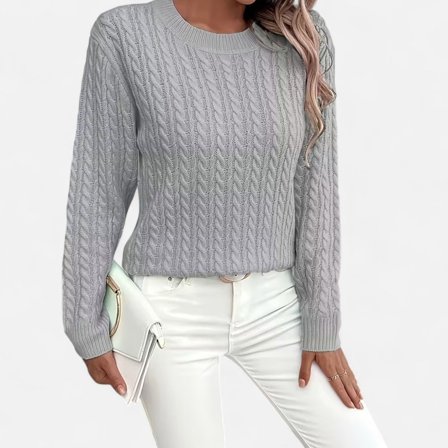 Premium Women's Casual Round-Neck Sweater - Stylish & Comfortable Knitwear for Everyday Wear | Premium Comfort Home & Lifestyle Product UK