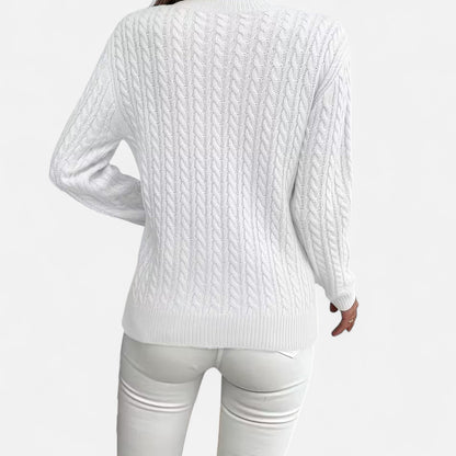 Premium Women's Casual Round-Neck Sweater - Stylish & Comfortable Knitwear for Everyday Wear | Premium Comfort Home & Lifestyle Product UK
