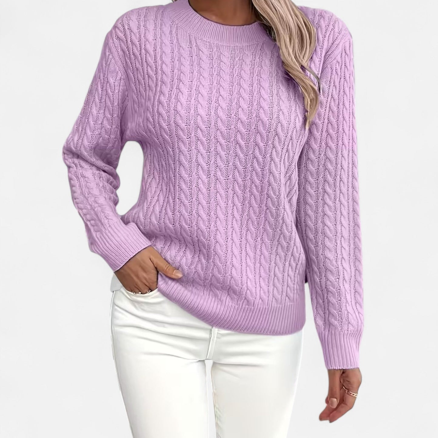 Premium Women's Casual Round-Neck Sweater - Stylish & Comfortable Knitwear for Everyday Wear | Premium Comfort Home & Lifestyle Product UK