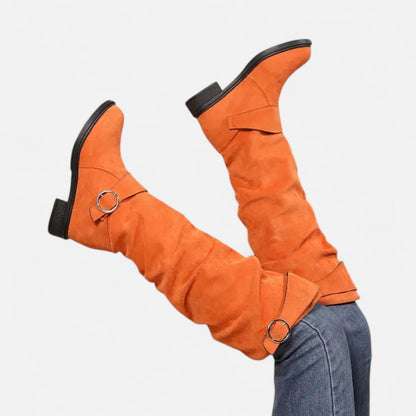 Premium Women's Knee-High Boots with Buckle Belt – Stylish, Elegant Footwear for Every Occasion | Premium Comfort Home & Lifestyle Product UK