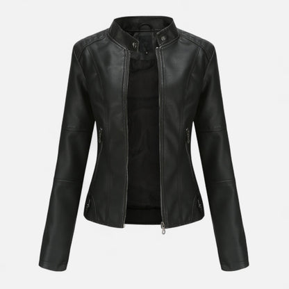 Premium Women's Leather Jacket – Smart Heritage Chic Style for Essential Wardrobe Upgrade | Premium Comfort Home & Lifestyle Product UK