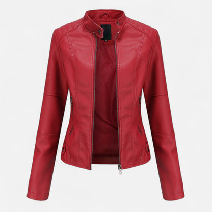 Premium Women's Leather Jacket – Smart Heritage Chic Style for Essential Wardrobe Upgrade | Premium Comfort Home & Lifestyle Product UK