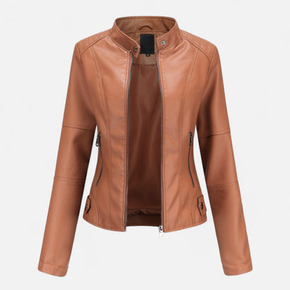 Premium Women's Leather Jacket – Smart Heritage Chic Style for Essential Wardrobe Upgrade | Premium Comfort Home & Lifestyle Product UK