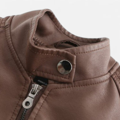 Premium Women's Leather Jacket – Smart Heritage Chic Style for Essential Wardrobe Upgrade | Premium Comfort Home & Lifestyle Product UK