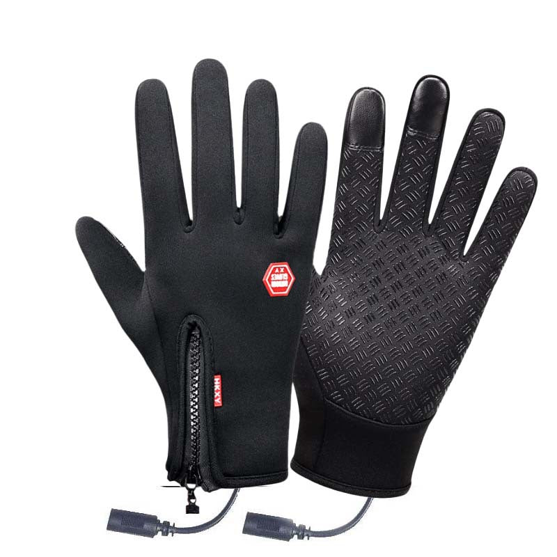 Heated Cycling and Ski Gloves for Men and Women | Electric Heating Winter Gloves for Cold Weather Outdoor Activities