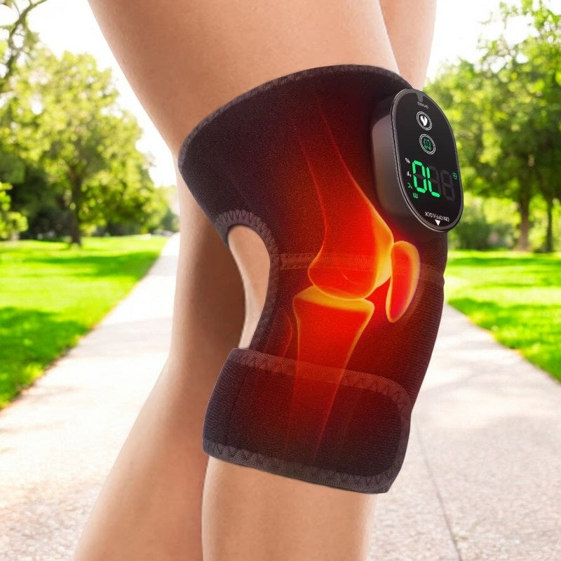 3-in-1 Cordless Knee Heating Pad for Pain Relief with Smart Temperature Control - Electric Heat Therapy for Arthritis & Muscle Pain